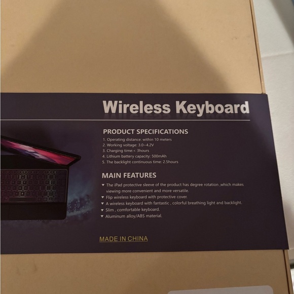 Wireless keyboard new in box - Picture 3 of 3